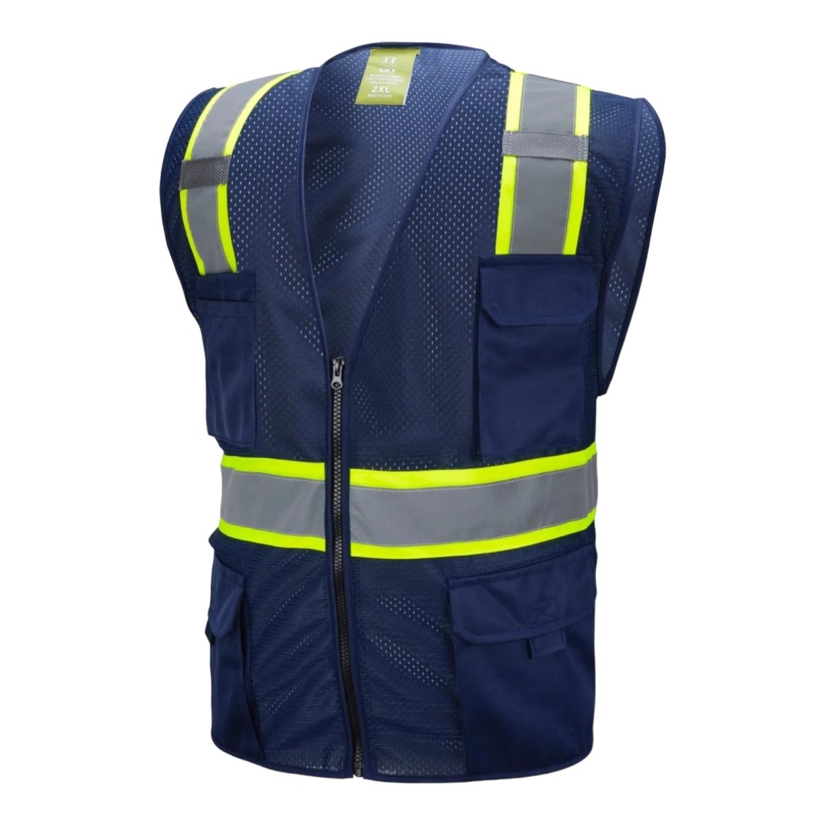 Navy Blue Hi Vis Safety Vest
